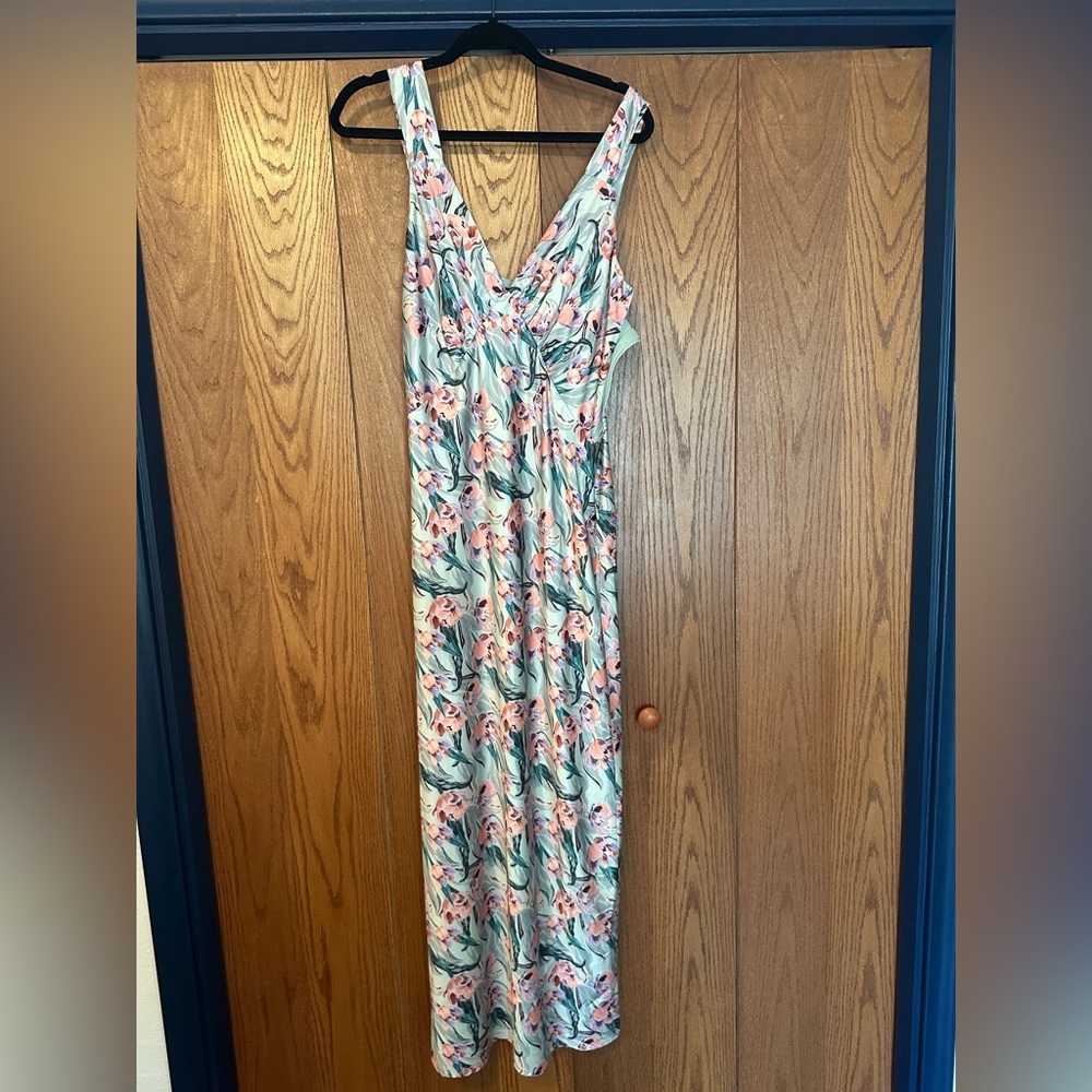 Floral Sleeveless Maxi Dress